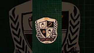 Drawing the Port Vale badge #art #creative #design #logodesign #football #efl #leagueone