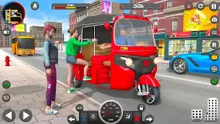 Auto Tuk Tuk Reksha Driver 3D Game || 🛺 Auto Rickshaw Simulator || Game Android Gameplay 