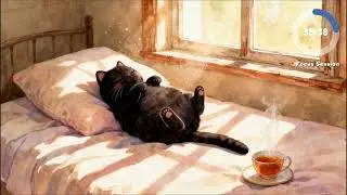 ☀️ Morning Study with Me | 3 Hour Pomodoro Timer | Productive & Cozy Sunlight Ambience Lofi Music