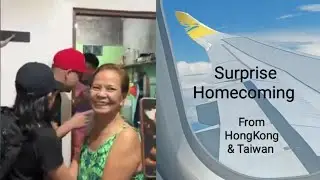 OFW Homecoming surprise para kay nanay  at sa pamilya  #vacation2025  #ofw