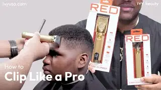 Как стричься как профессионал с беспроводной машинкой для стрижки #RED by Kiss Ultra Cleancut!