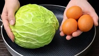 👉 Nach diesem Rezept vergisst du Fleisch! Kohl mit Ei