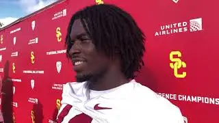 USC CB Prophet Brown on increased reps this spring camp, Meki Blackmon's impact