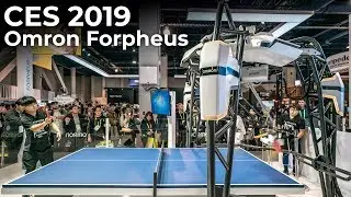 CES 2019 - Omron Forpheus automated Ping Pong