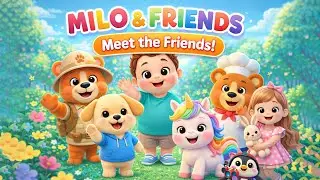 Milo & Friends 🌈 | Meet the Friends | Kids Cartoon Episode 1
