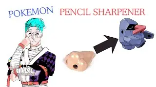 Making a Pok&eacute;mon pencil sharpener!