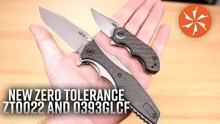 New 2019 Zero Tolerance Folding Knives Available at KnifeCenter.com ZT 0022 and ZT 0393glcf