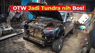 Penanganan Karat sebelum Jadi Toyota Tundra! Projek Upgrade Hilux Tua jadi Toyota Tundra