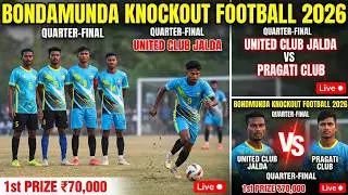 Live 🔴 | Day 3 | Quarter-final | Bondamunda knockout football 2026 | TotalSportsRourkela is live