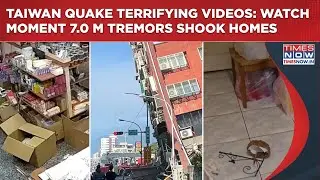 Taiwan Earthquake Terrifying Videos: Exact Moment When 7.0M Tremors Shook Taipei Homes, Loud Screams