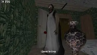 Granny Chapter Two Remake Hard Mode With Slendrina and Grandpa's Shotgun Boat Escape