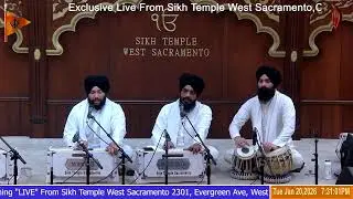 🔴 Live  Sikh Temple West Sac, CA, USA  Jan 20  2026