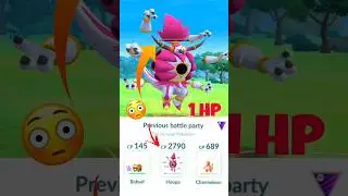 1 HP 😱Hoopa pokemon Best Grunt Badly in Pokemon Go #soparstart #gobattleleague