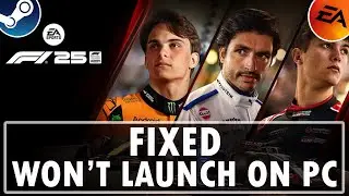 How To Fix F1 25 Won't Launch/Not Launching On PC | #f125