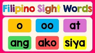 Pagbasa ng mga Filipino Sight Words | Mga Karaniwang Salita