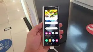 Samsung Galaxy Z fold 3 at first look| Silver #Samsung #Zfold3 #SamsungGalaxy