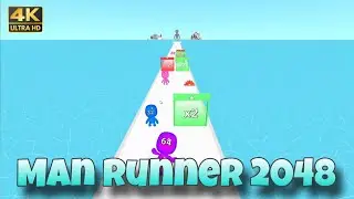 🏃 Man Runner 2048 - Jelly Run (Max Level)  #3 🏆