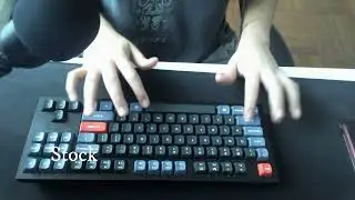 Keychron Q3 Sound test | Stock vs Keybored Modded