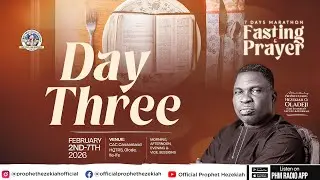 7 DAYS MARATHON FASTING & PRAYER || DAY 3 || AFTERNOON SESSION || || Prophet Hezekiah LIVE BROADCAST
