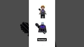 How To Make A LEGO Hawkeye Minifigure from Hawkeye Series! #shorts