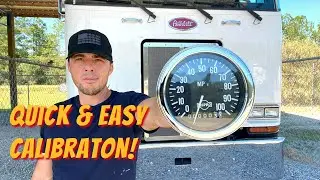 Installing A New ISSPRO Speedometer In The Cabover (Old Odometer Was Broken)