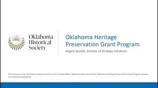 Oklahoma Heritage Preservation Grant Program