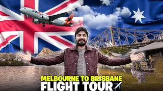 Melbourne to Brisbane Flight ✈️ | Full Travel Experience & Student Life in Australia 🇦🇺