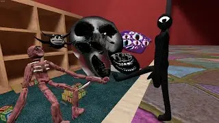 SPARTAN KICKING DESTROYED ALL ROBLOX DOORS NEXTBOTS in Garry's Mod!
