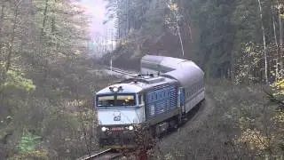 Vlaky na trati 240 - 27.10.2013