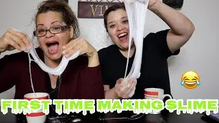 Making slime with my mom (FUNNY AF) | Lessly Toscano