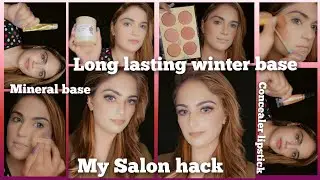 My salon hack long lasting winter mineral base lipstick hack