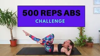 500 REP AB CHALLENGE || 15 MIN ABS AT HOME || easy peasy :-)