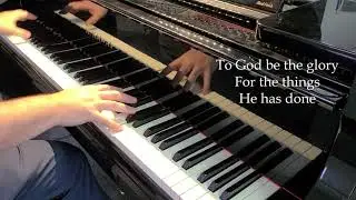 My Tribute (piano instrumental with lyrics, song orig. by Andrae Crouch)