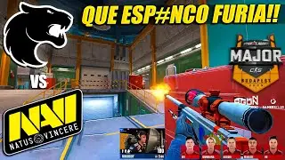 ESTREIA DA SUPER FURIA NO MAJOR! FURIA x NAVI - MELHORES MOMENTOS | MAJOR Budapest 2025 | CS