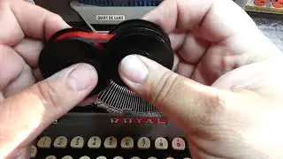 Демонстрационная инструкция по замене и установке ленты Royal Typewriter (Quiet Deluxe)