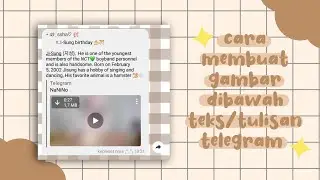 ✧ cara memunculkan gambar dibawah bubble chat (bbc) telegram