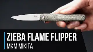 MKM Mikita Flame Zieba M390 Flipper Overview