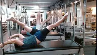 Bottom foot exercise without the push through bar | #pitbullofpilates on #Twitch