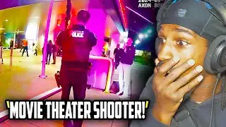 Cops Hunt Down Movie Theater Gunman (INSANE Bodycam Reaction) | Poppa Benji