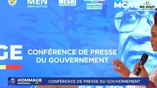 Hommage national au Pr Amadou Mahtar MBOW : Conf&eacute;rence de presse du Gouvernement