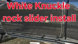White Knuckle rock slider installation.
