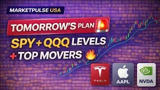 🚨 US Market Update Today | SPY & QQQ Levels for Tomorrow + Top Movers + TSLA AAPL NVDA#stockmarket 