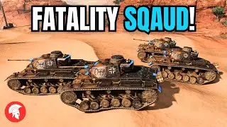 FATALITY SQUAD! - Company of Heroes 3 - Afrikakorps Gameplay - 4vs4 Multiplayer - COH3