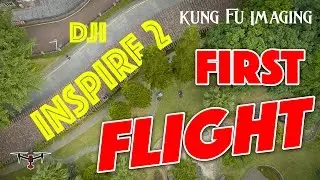 Inspire 2 Quick Assembly & First Flight [DJI Inspire 2 footage #1]