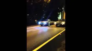 Donk Outlaws : 73 with 632 Big Block Vs Twin Turbo 73 Vert on 26