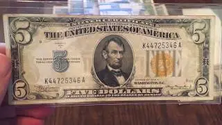 1934 A $5 North Africa note