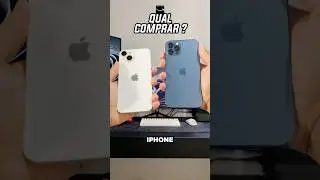 IPHONE 13 ou IPHONE 12 PRO- QUAL COMPRAR ? #iphone13 #iphone12pro #shorts