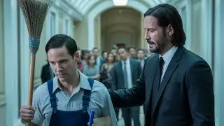 Boss fires cleaner for asking Keanu ' autograph, but the actor&rsquo;s response leaves him speechless.