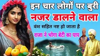 इन 4 लोगों पर बुरी नजर डालने वाला वंश सहित नष्ट हो जाता है!! राजा ने भोगा बेटी का पापा