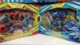 Scizor EX vs Kingdra EX Jumbo Pokemon EX Collection Box Battle